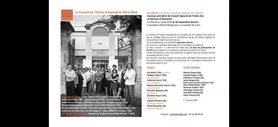 Ordre des Architectes 33